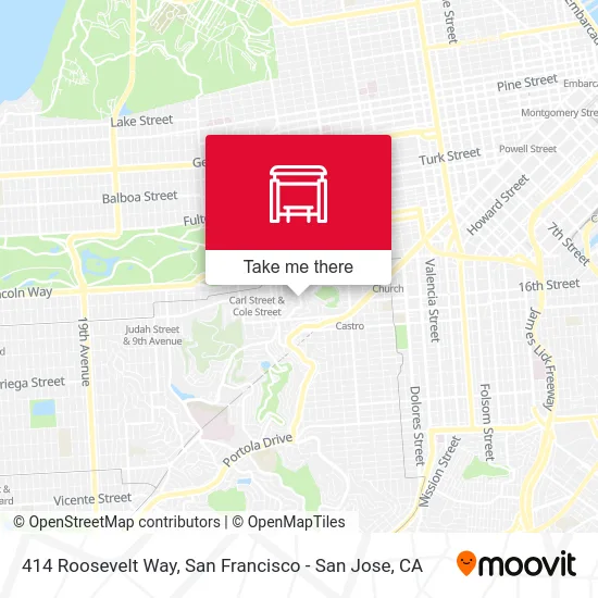 414 Roosevelt Way map