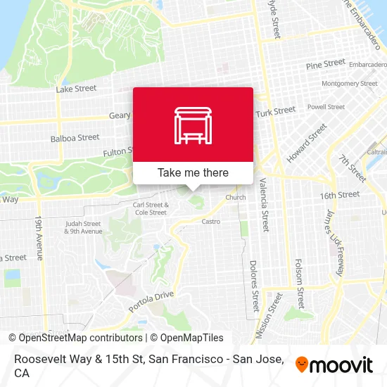 Roosevelt Way & 15th St map
