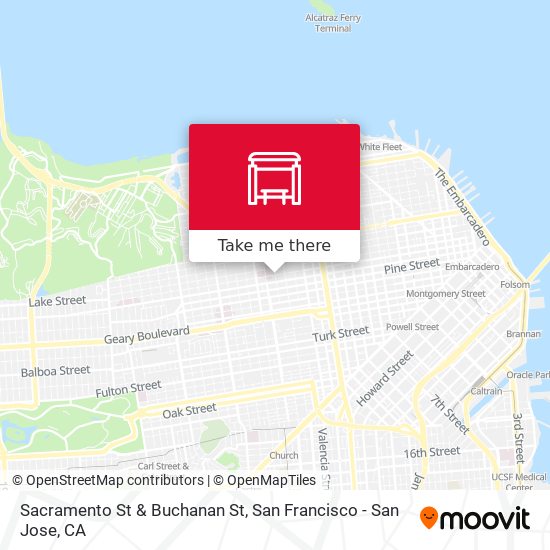Sacramento St & Buchanan St map