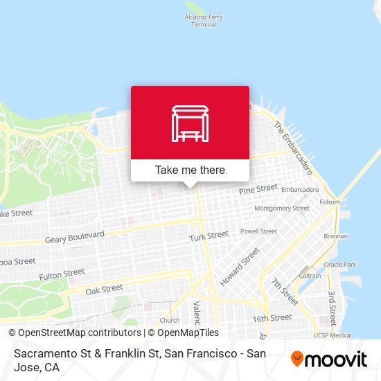 Mapa de Sacramento St & Franklin St
