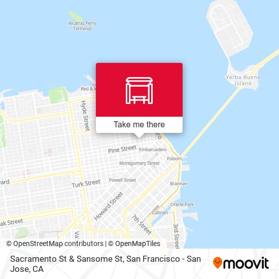 Sacramento St & Sansome St map