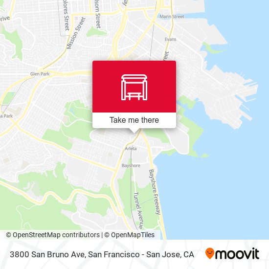 3800 San Bruno Ave map