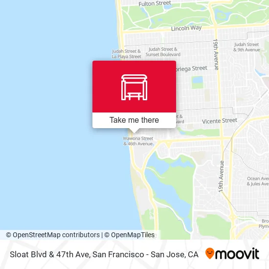 Mapa de Sloat Blvd & 47th Ave