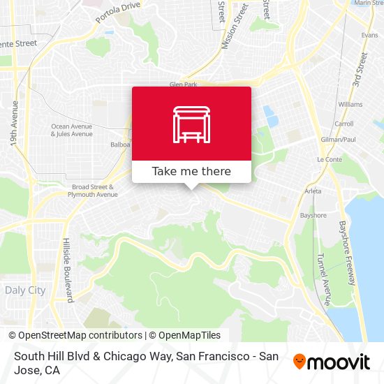 South Hill Blvd & Chicago Way map