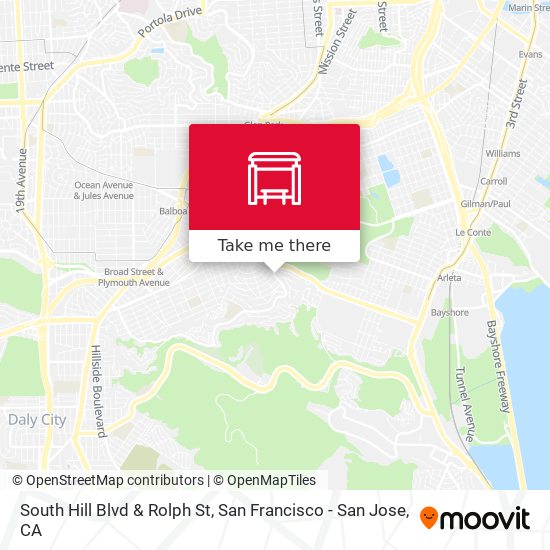 South Hill Blvd & Rolph St map