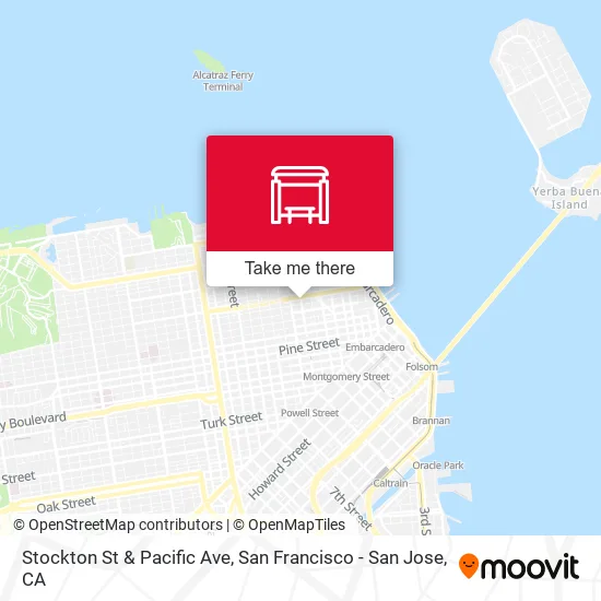 Mapa de Stockton St & Pacific Ave