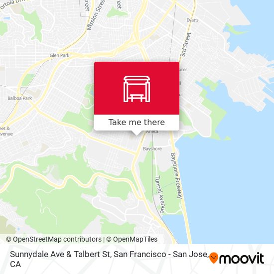 Mapa de Sunnydale Ave & Talbert St