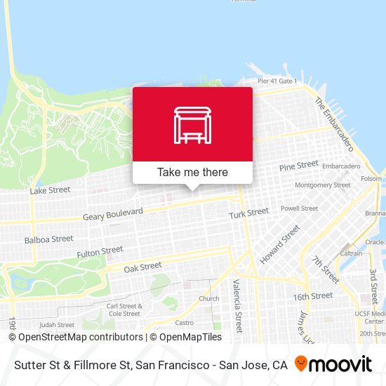 Mapa de Sutter St & Fillmore St