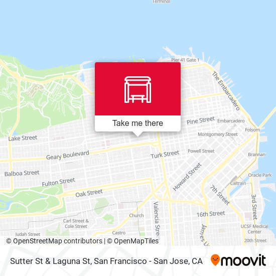 Mapa de Sutter St & Laguna St