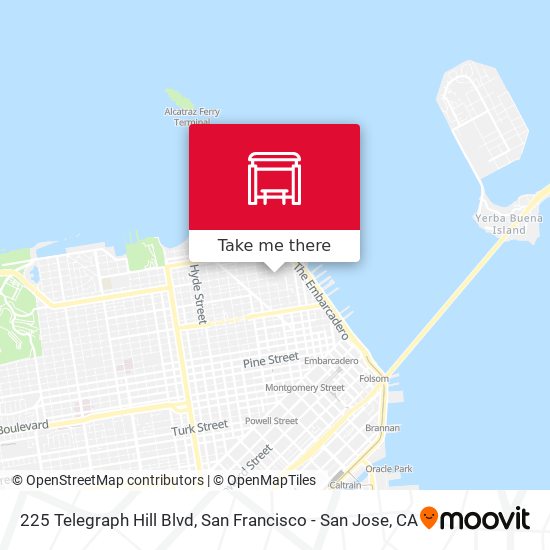 Mapa de 225 Telegraph Hill Blvd