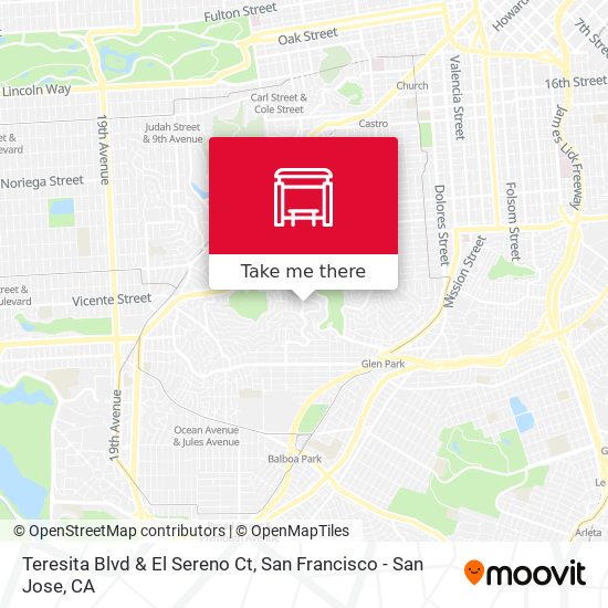 Mapa de Teresita Blvd & El Sereno Ct