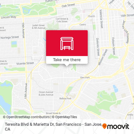 Mapa de Teresita Blvd & Marietta Dr