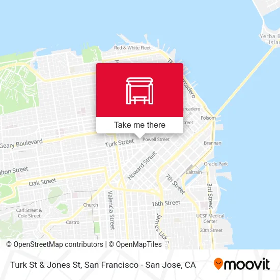Mapa de Turk St & Jones St