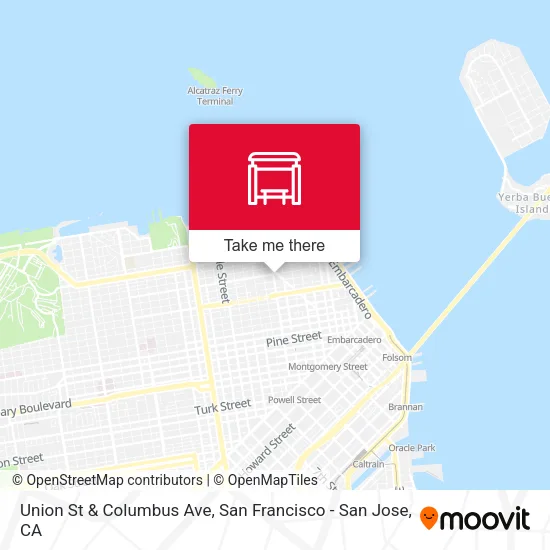 Mapa de Union St & Columbus Ave