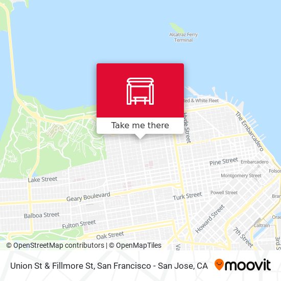 Mapa de Union St & Fillmore St