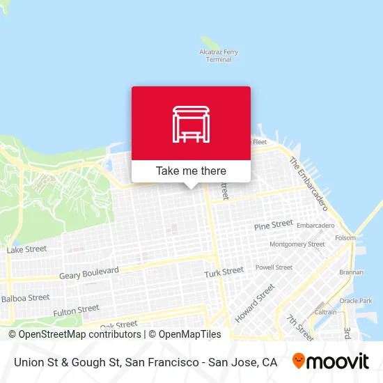 Union St & Gough St map