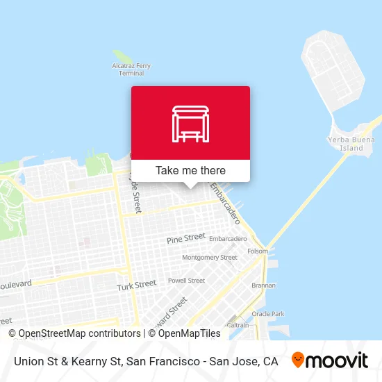 Union St & Kearny St map