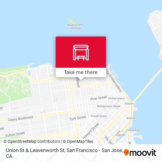 Union St & Leavenworth St map