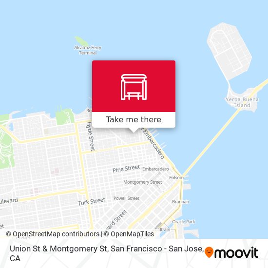 Mapa de Union St & Montgomery St