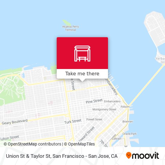 Mapa de Union St & Taylor St