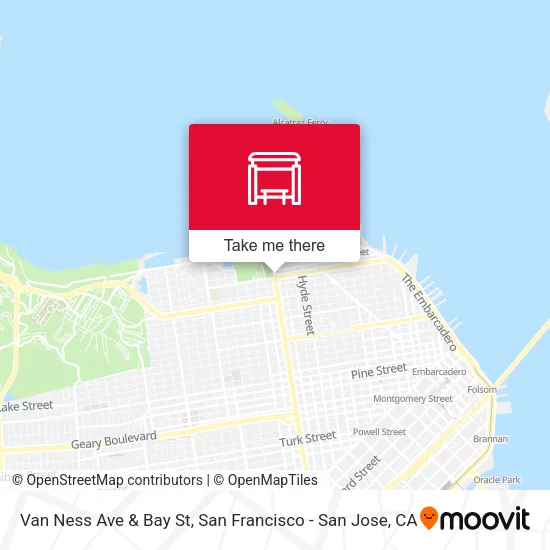 Mapa de Van Ness Ave & Bay St