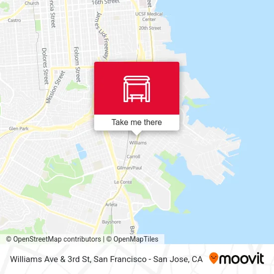 Mapa de Williams Ave & 3rd St