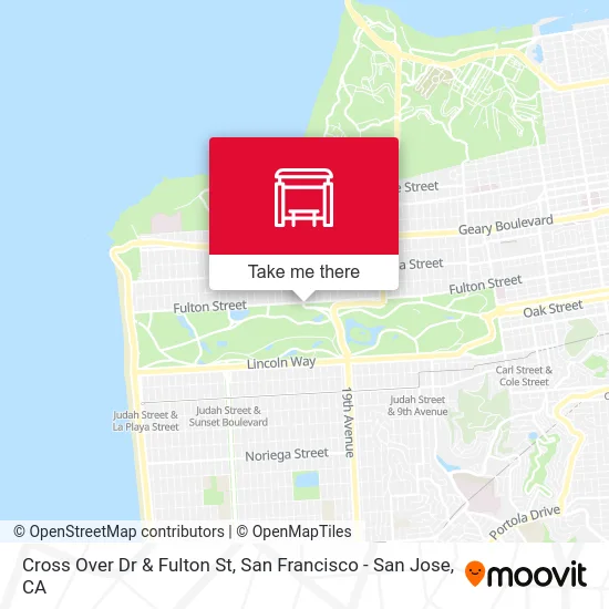 Cross Over Dr & Fulton St map