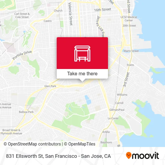 831 Ellsworth St map