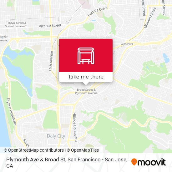 Plymouth Ave & Broad St map