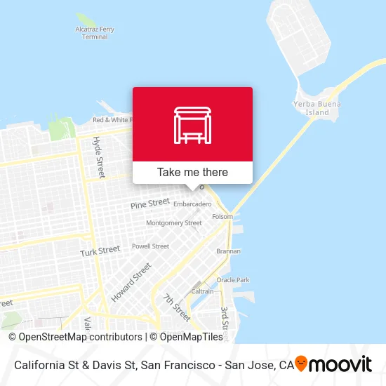Mapa de California St & Davis St