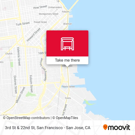 Mapa de 3rd St & 22nd St
