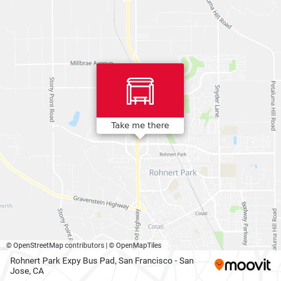 Mapa de Rohnert Park Expy Bus Pad