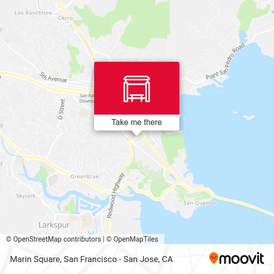 Marin Square map