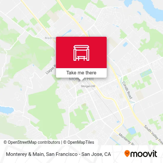Monterey & Main map