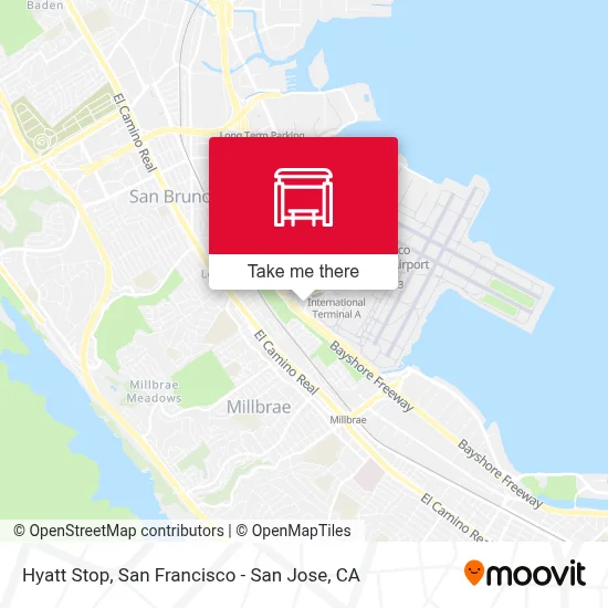 Hyatt Stop map