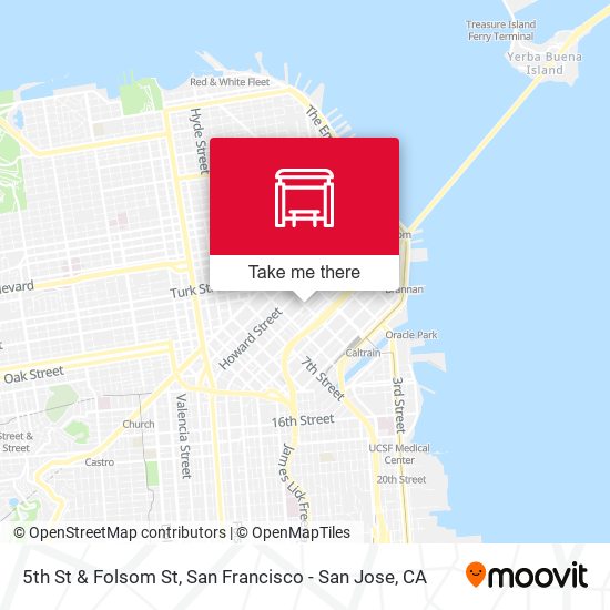 Mapa de 5th St & Folsom St