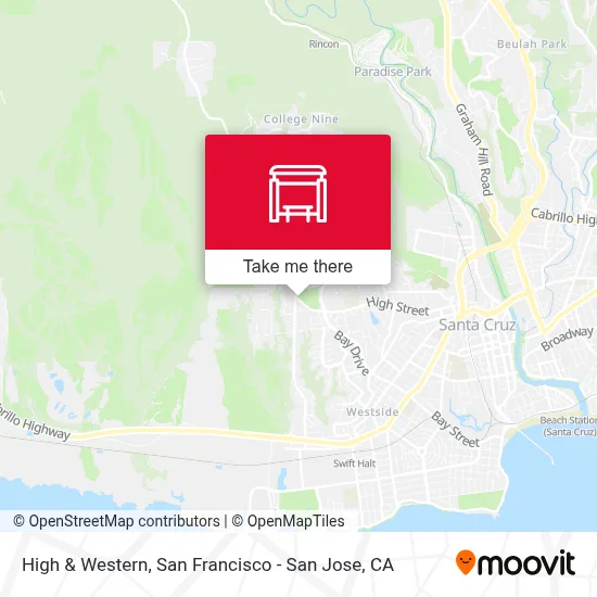 High & Western map