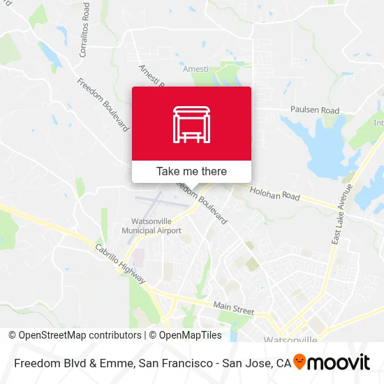 Freedom Blvd & Emme map