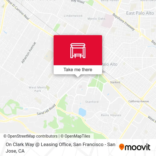 On Clark Way @ Leasing Oﬀice map