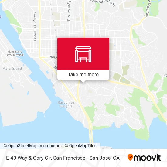 E-40 Way & Gary Cir map