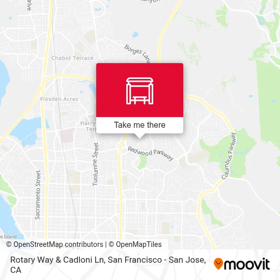 Rotary Way & Cadloni Ln map