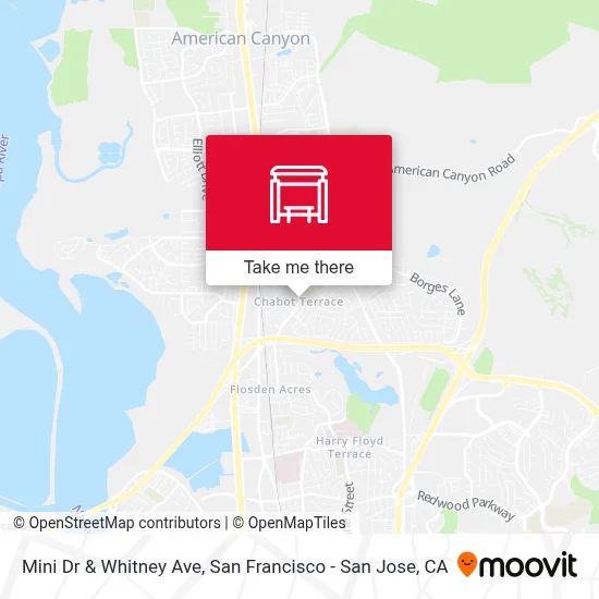 Mini Dr & Whitney Ave map