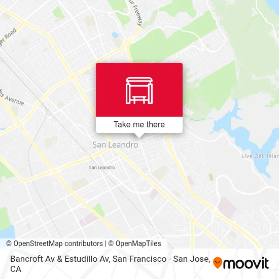 Bancroft Av & Estudillo Av map