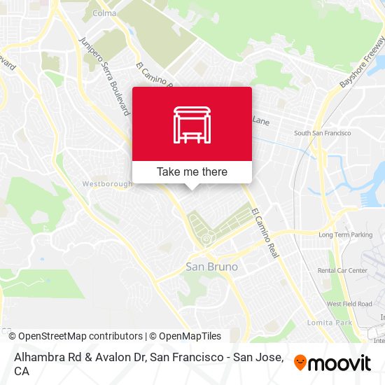 Alhambra Rd & Avalon Dr map