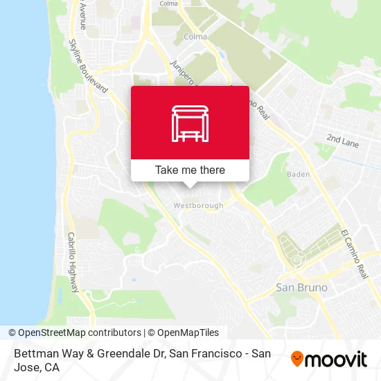 Mapa de Bettman Way & Greendale Dr