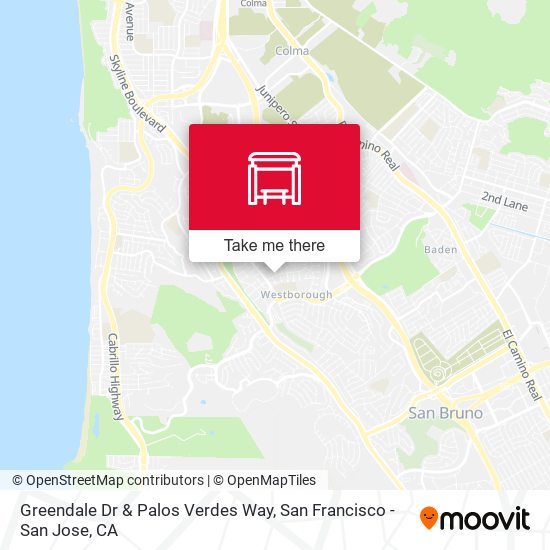 Greendale Dr & Palos Verdes Way map