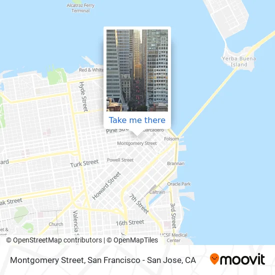 Mapa de Montgomery Street