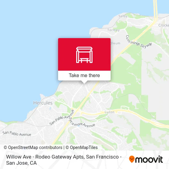 Willow Ave - Rodeo Gateway Apts map