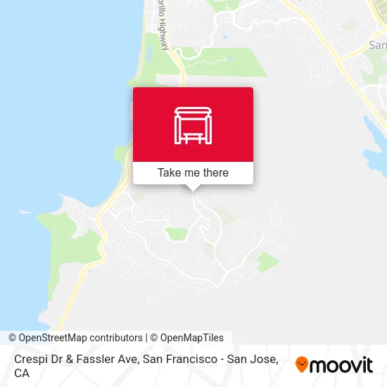 Mapa de Crespi Dr & Fassler Ave