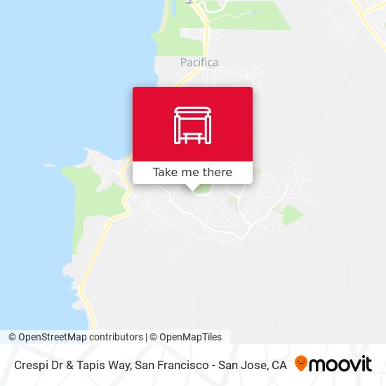 Crespi Dr & Tapis Way map